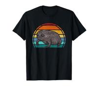 Black Rain Frog Retro Vintage Black Desert Rain Frog T-Shirt