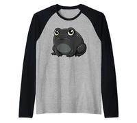Black Rain Frogs Black Rain Frog Raglan Baseball Tee