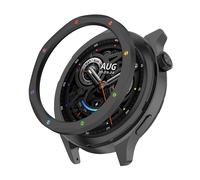 (Black Rainbow) Watch Replacement Bezel Metal Bezel Accessories for Xiaomi Watch S4/S4 eSIM/S3/S3 eSIM