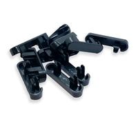 Black RAL9005 Upvc Replacement Drainage Caps Weep Hole Drainage Covers uPVC Double Glazing Caps (Moudlings) - 10 Pack