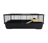 Little Friends Grosvenor XL Small Animal Cage - Black, Black
