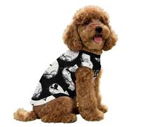 Black Raven Crow Bird Under The Moon Dog T Shirt Puppy Costume Clothes Summer Sleeveless Tank Top
