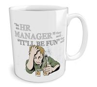 Black Raven Design - Be an HR Manager They Said...It'll Be Fun They Said!, Ceramic Mug, 11fl oz