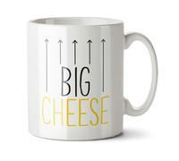 Black Raven Design - Big Cheese - Funny Colleague, Boss Gift Mug, Ceramic, 11fl oz