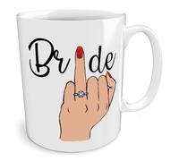 Black Raven Design - Bride to Be - Wedding Ring, Engagement, Ceramic Mug, 11fl oz