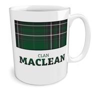 Black Raven Design - Clan MacLean | Tartan, Ceramic Mug, 11fl oz