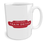 Black Raven Design - First Class Train Driver, Ceramic Mug, 11fl oz