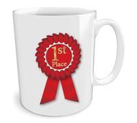 Black Raven Design - First Place Rosette, Ceramic Mug, 11fl oz