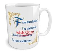 Black Raven Design - from This Slumber... with Ouzo The Spell Shall Break | Sleeping Beauty, Ceramic Mug, 11fl oz