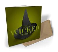 Black Raven Design - Have a Wicked Birthday, Greetings Card 135mm Sq