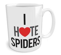 Black Raven Design - I Hate Spiders, Ceramic Mug, 11fl oz