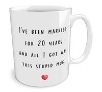 Black Raven Design - I've Been Married for 20 Years ... - 20th Anniversary, Ceramic Mug, 11fl oz