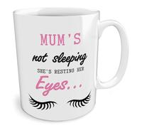 Black Raven Design - Mum's Not Sleeping She's Resting Her Eyes - Funny, Ceramic Mug, 11fl oz