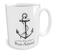 Black Raven Design - Naval Rank | The Rear-Admiral, Ceramic Mug, 11fl oz