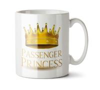 Black Raven Design - Passenger Princess - Funny Wife, Girlfriend Nickname Gift Mug, Ceramic, 11fl oz