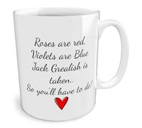 Black Raven Design - Roses are Red, Violets are Blue, Jack Grealish is Taken, So You'll Have to Do!, Ceramic Mug, 11fl oz
