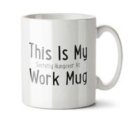 Black Raven Design - This is My, Secretly Hungover at, Work Mug - Funny Colleague, Boss Gift, Ceramic, 11fl oz