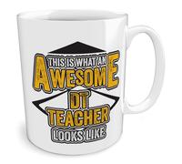 Black Raven Design - This is What an Awesome DT Teacher Looks Like, Ceramic Mug, 11fl oz
