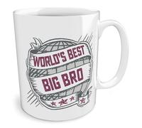 Black Raven Design - World's Best Big Bro, Ceramic Mug, 11fl oz