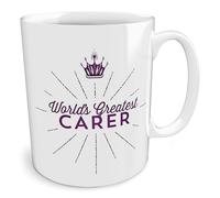 Black Raven Design - World's Greatest Carer, Ceramic Mug, 11fl oz