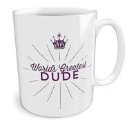 Black Raven Design - World's Greatest Dude, Ceramic Mug, 11fl oz