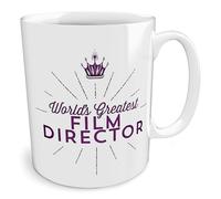 Black Raven Design - World's Greatest Film Director, Ceramic Mug, 11fl oz