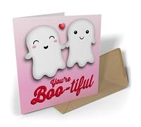 Black Raven Design - You're Boo-tiful, Greetings Card 135mm Sq