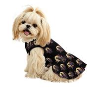 Black Raven Moon Cherry1 Flower Dog Dress for Small to Medium Puppy