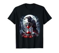 Black Raven Moon Gothic T-Shirt