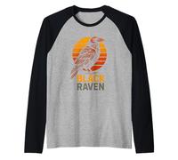 Black Raven Night Raven Women's Dark Academia Raglan Baseball Tee