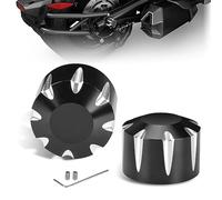 Black Rear Axle Nut Cover Cap For Can Am Spyder F3, Hutexico Aluminum CNC Axle Caps For Can-Am Spyder F3, RT, ST, GS/RS All Models 2008-Up Heavy Duty Accessories (Black)