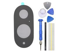 Black Rear Camera Lens with Pre cut Adhesive for Google Pixel 9