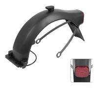 Black Rear for fender Assembly 32cm for Ninebot Pro Black Rear | Built-in taillight, night visibility, safety upgrade, fits Ninebot F2 series, easy mounting