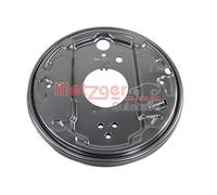 Black Rear Left Brake Mounting Plate Fits VW 79-92 251609425A