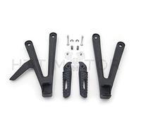Black Rear Passenger Foot Pegs Bracket Fit For Honda Cbr600Rr Rr 2005 2006