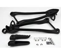 Black Rear Passenger Foot Pegs Bracket for Kawasaki Zx10R Zx-10R 2008 2009 2010