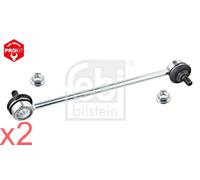 Black Rear Stabiliser Rod Strut FEBI x2 pcs Fits TOYOTA LEXUS Camry 48830-33040