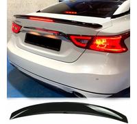 Black Rear Trunk Lip Spoiler Wing Red Reflector Fit for Compatible with Nissan Maxima 2016-2021