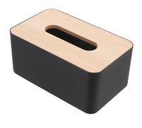 Black Rectangular Tissue Box Cover for Standard Size Boxes