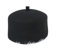 Black Red Chieftaincy Ozo African Traditional Cap | Igbo Hat | Fez Style Wool Cap | Cultural Headwear for Men (Black)