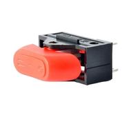 Black Red Electrical Hair Dryer Button Switch On Off Electric Hot Water Bottle Heater Rocker Switch 3 Gear Toggle Type(5AC206688-R)