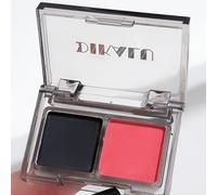 Black Red Eyeshadow Palette, Goth Eye Make-Up Halloween Makeup, Matte Fine Powder Highly Pigmented Waterproof Black Eye Shadow Palette for Vampire Joker Zombie Makeup