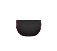 (Black Red) For BMW Audi Toyota JEEP Kia Honda Car Headrest leather Car Neck Pillow