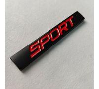 Black Red Sport Logo Metal Car Badge Emblem for BMW 1 2 3 4 5 6 7 8 Series M3 M4 M5