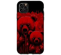 Black & Red Terror Bears with Drippy Red Paint Case for iPhone 11 Pro Max