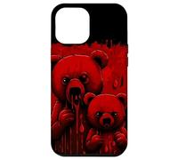 Black & Red Terror Bears with Drippy Red Paint Case for iPhone 12 Pro Max