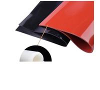 Black/Red/Translucent Silicone Rubber Sheet Silicone Gasket Plate High Temperature Resistance Thickness 0.5mm-5mm(Black 1PC,500x500x3mm)