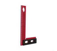 Black Red Try Square 200mm for Parallel Vertical Lines(H200-L)