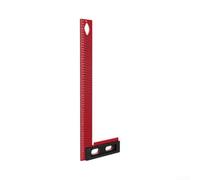 Black Red Try Square 200mm for Parallel Vertical Lines(H300-L)