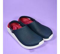 (Black/Red, UK M9/W10 - US M10/W12 - EU 43/44) 2024 NEW Classic Sandal Clogs Lightweight Beach Slip Shoes Slipper UK Size